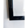 TRES CUADROS LAMINA Y CRISTAL MOLDURA NEGRA-BRILLO MODERNOS