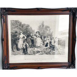 TRES CUADROS MARCO HECHO LAMINA CLASICOS