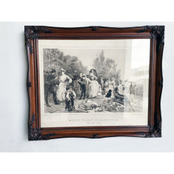 TRES CUADROS MARCO HECHO LAMINA CLASICOS