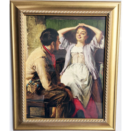 CUADRO LAMINA HOMBRE Y MUJER