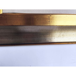 ESPEJO MOLDURA ANCHA ORO-PLATA CRISTAL BISELADO