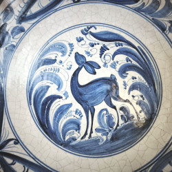 PLATO FUENTE DE CERAMICA DEL PUENTEDEL ARZOBISPO