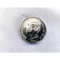 6 MONEDAS DE PLATA DE 5 PESETAS DE ALFONSO XII