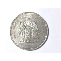 50 FRANCOS DE LA REPUBLICA FRANCESA EN MONEDA DE PLATA