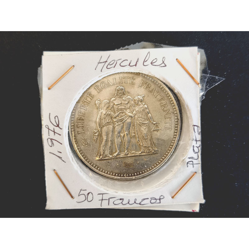 50 FRANCOS DE LA REPUBLICA FRANCESA EN MONEDA DE PLATA