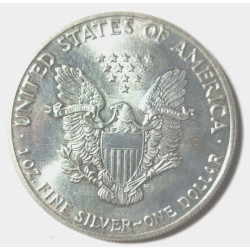 1 DOLAR DE ESTADOS UNIDOS EN PLATA AÑO 1989