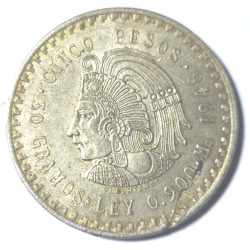 5 PESOS DE PLATA DE MEJICO