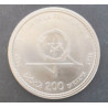 MONEDA DE PLATA DE 200 DIRHAM DE MARRUECOS DEL 1989