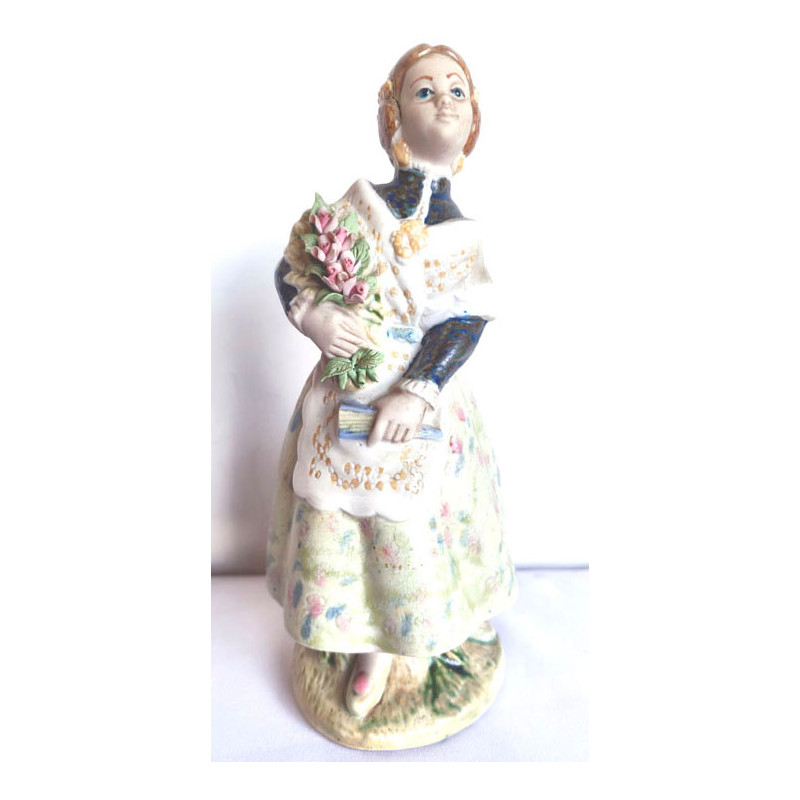 FIGURA DE PORCENA MOTIVO TIPICO VESTIDO DE VALENCIA
