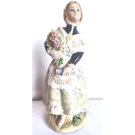FIGURA DE PORCENA MOTIVO TIPICO VESTIDO DE VALENCIA
