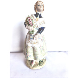 FIGURA DE PORCENA MOTIVO TIPICO VESTIDO DE VALENCIA