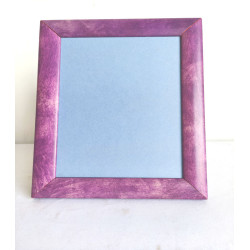 PAREJA DE PORTAFOTOGRAFÍAS DE 15 X 20 CM MORADOS