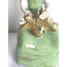 FIGURA DE PORCE LANA DE COLOR VERDE