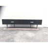 MUEBLE BAJO DE COLOR WENGUE OSCURO 2 CAJONES