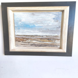 DOS CUADROS DE PINTURA ACRILICOS PAISAJE