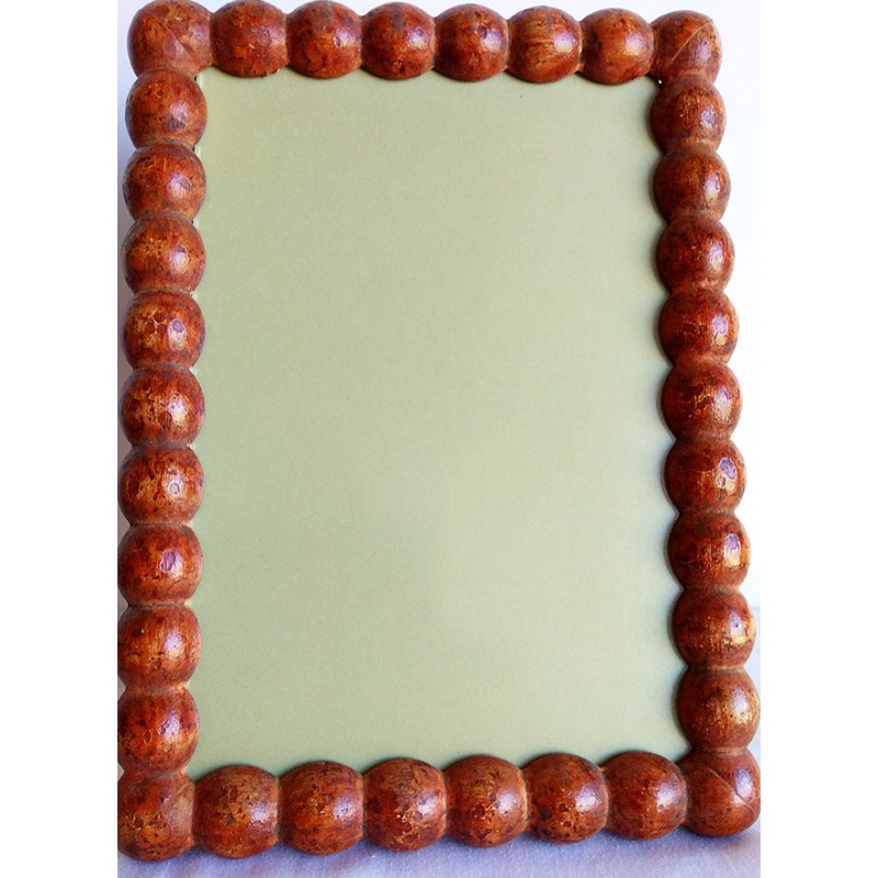PORTAFOTOGRAFIAS BOLAS MARRON PEQUEÑAS