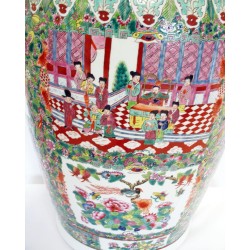 PAREJA DE JARRONES DE PORCELANA CHINA Nº 2